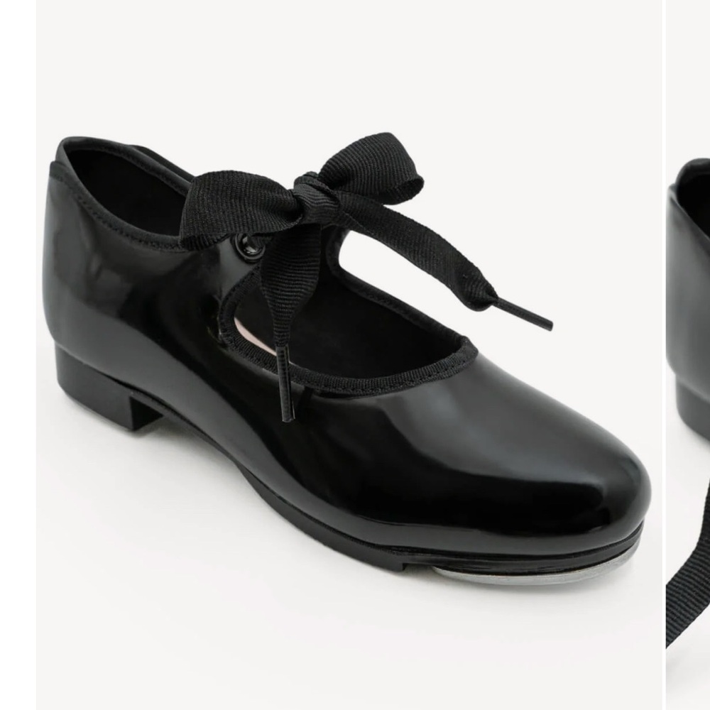 Capezio Black Patent Leather Tap Shoes